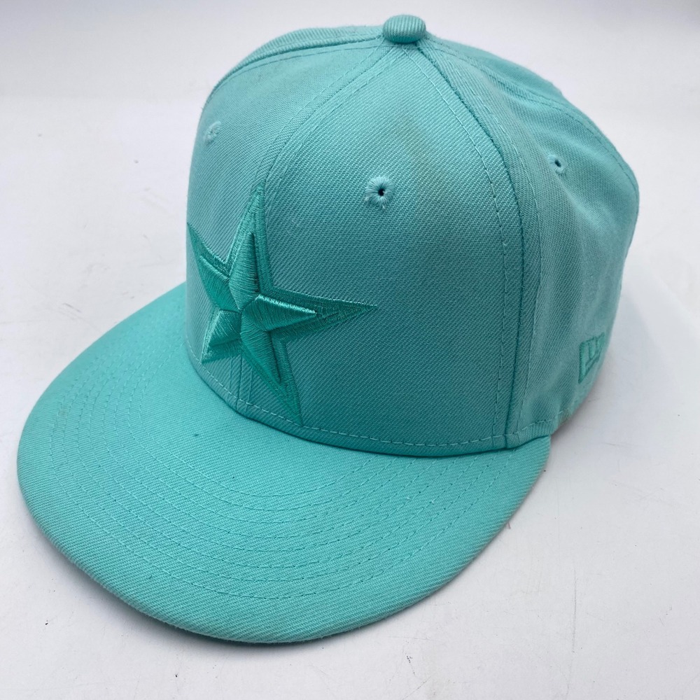 DALLAS COWBOYS New Era 9FIFTY Snapback Hat OSFM Teal Tonal Star NFL Flat Brim